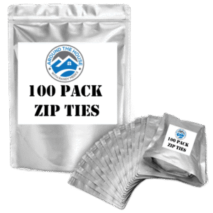 100 zip Around the House Zip Ties – 100 Pack